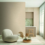 Veer Decor Faux Hemp Texture Beige Wallpaper