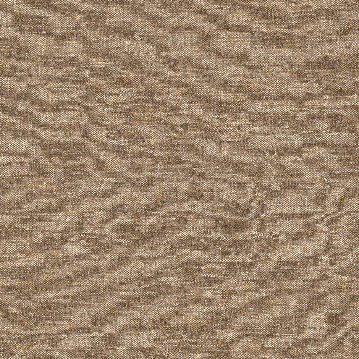 Veer Decor Faux Hemp Texture Imperial Brown Wallpaper