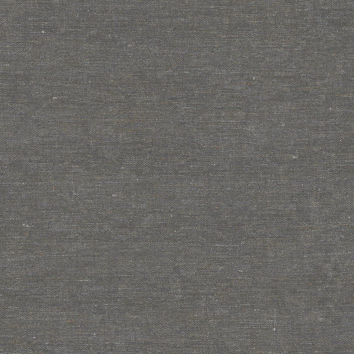 Veer Decor Faux Hemp Texture Anthracite Wallpaper