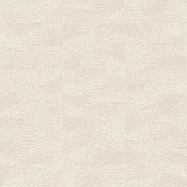 Veer Decor Terra Tide Geo Texture Beige Wallpaper
