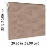 Veer Decor Terra Tide Geo Texture Cedar Wood Wallpaper