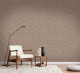 Veer Decor Terra Tide Geo Texture Cedar Wood Wallpaper
