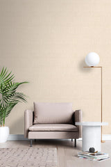 Veer Decor Pleated Origami Texture Beige Wallpaper