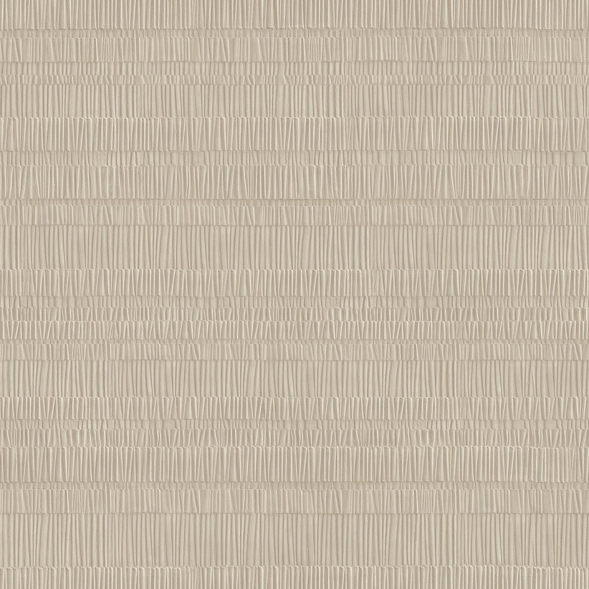 Veer Decor Pleated Origami Texture Almond Milk Wallpaper