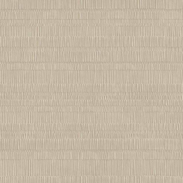 Veer Decor Pleated Origami Texture Almond Milk Wallpaper