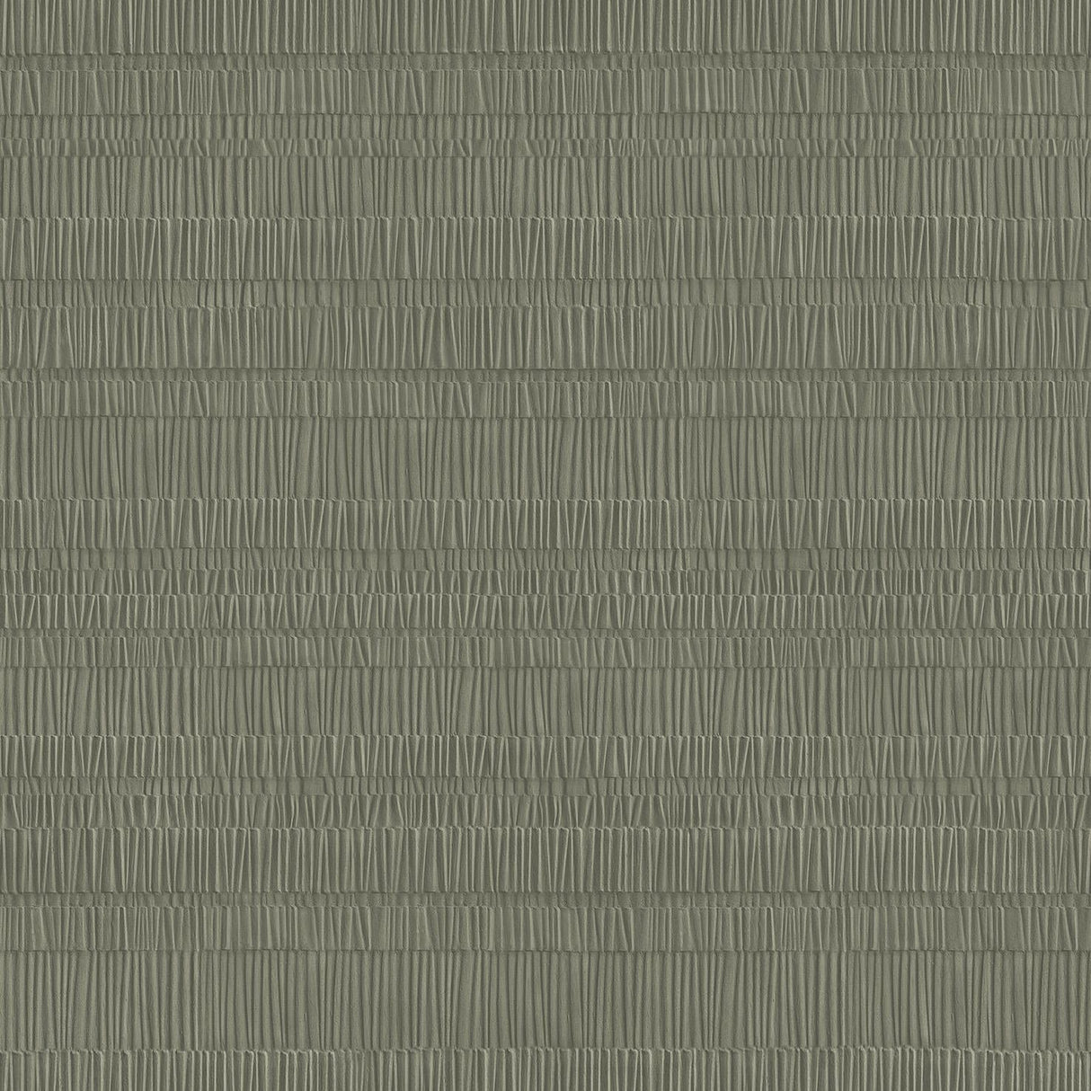 Veer Decor Pleated Origami Texture Deep Green Wallpaper