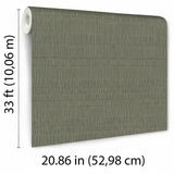 Veer Decor Pleated Origami Texture Deep Green Wallpaper