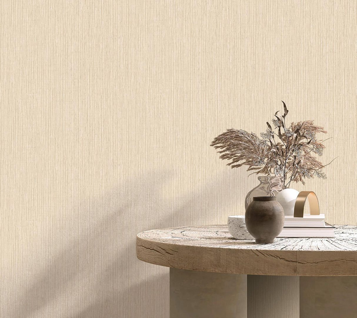 Veer Decor Sienna Strand Texture Natural Wallpaper