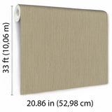 Veer Decor Sienna Strand Texture Roasted Cashew Wallpaper