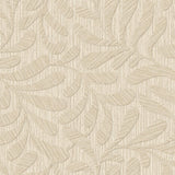 Veer Decor Carved Foliage Natural Wallpaper
