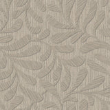 Veer Decor Carved Foliage Warm Grey Wallpaper