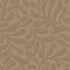 Veer Decor Carved Foliage Chestnut Wallpaper
