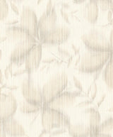 Veer Decor Vellum Leaf Cream Wallpaper