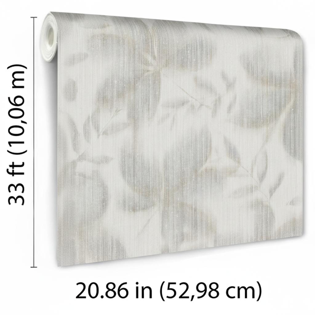 Veer Decor Vellum Leaf Oyster Mushroom Wallpaper