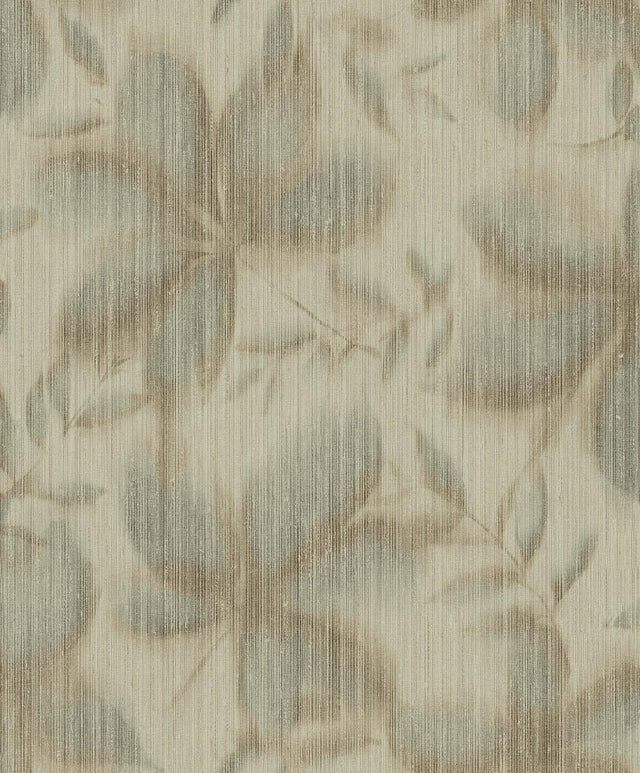 Veer Decor Vellum Leaf Oil Green Wallpaper