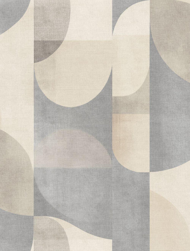 Veer Decor Abstract Arch Greige Wallpaper Mural