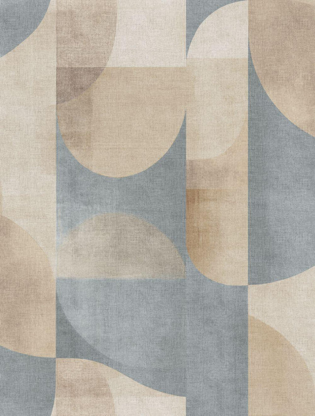 Veer Decor Abstract Arch Blue Fusion Wallpaper Mural