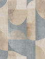 Veer Decor Abstract Arch Blue Fusion Wallpaper Mural