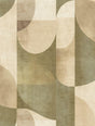 Veer Decor Abstract Arch Oil Green Wallpaper Mural