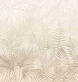 Veer Decor Linen Jungle Greige Wallpaper Mural