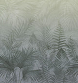 Veer Decor Linen Jungle Blue Fusion Wallpaper Mural