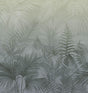 Veer Decor Linen Jungle Blue Fusion Wallpaper Mural
