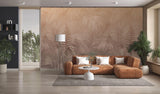 Veer Decor Linen Jungle Terracotta Wallpaper Mural