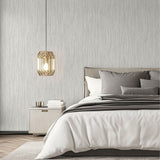 Veer Decor Artisan Reed Texture Grey Wallpaper