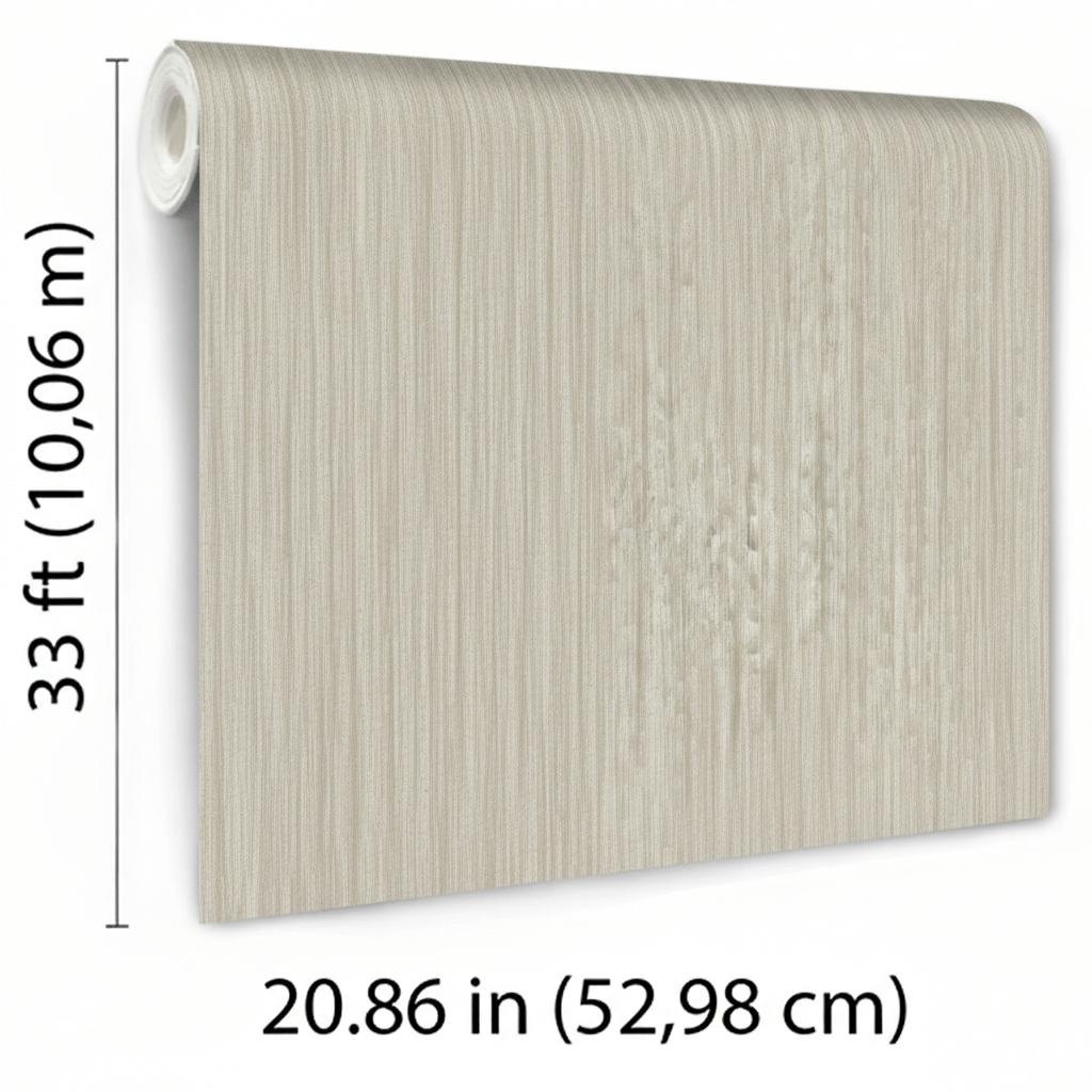Veer Decor Artisan Reed Texture Beige Wallpaper