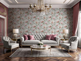 Veer Decor Grand Magnolia Grey Wallpaper