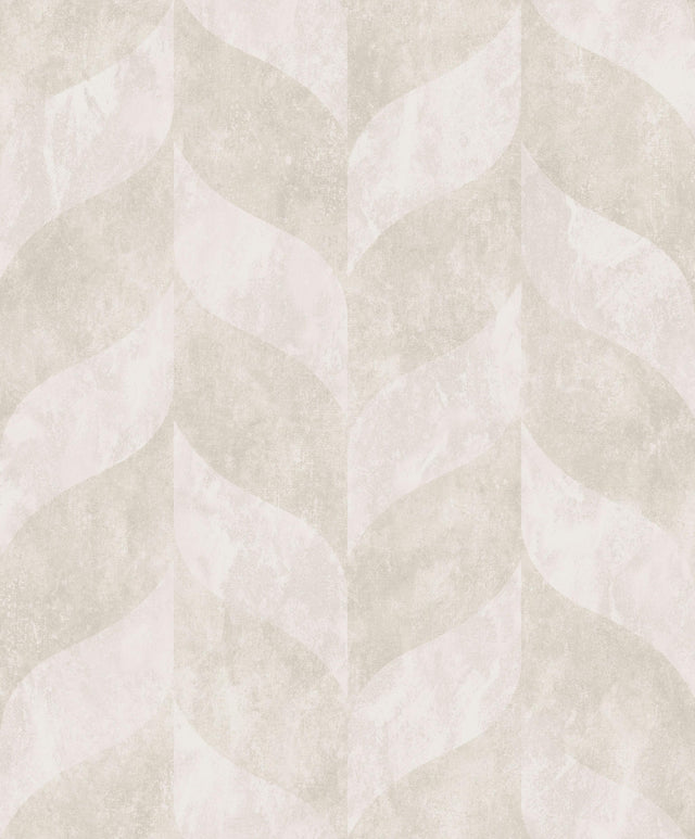 Veer Decor Harlow Geo White Wallpaper