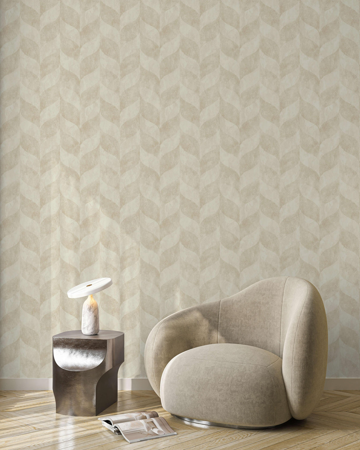 Veer Decor Harlow Geo Beige Wallpaper