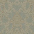 Veer Decor Venezia Damask Green Wallpaper