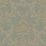 Veer Decor Venezia Damask Green Wallpaper