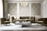 Veer Decor Venezia Damask Grey Wallpaper