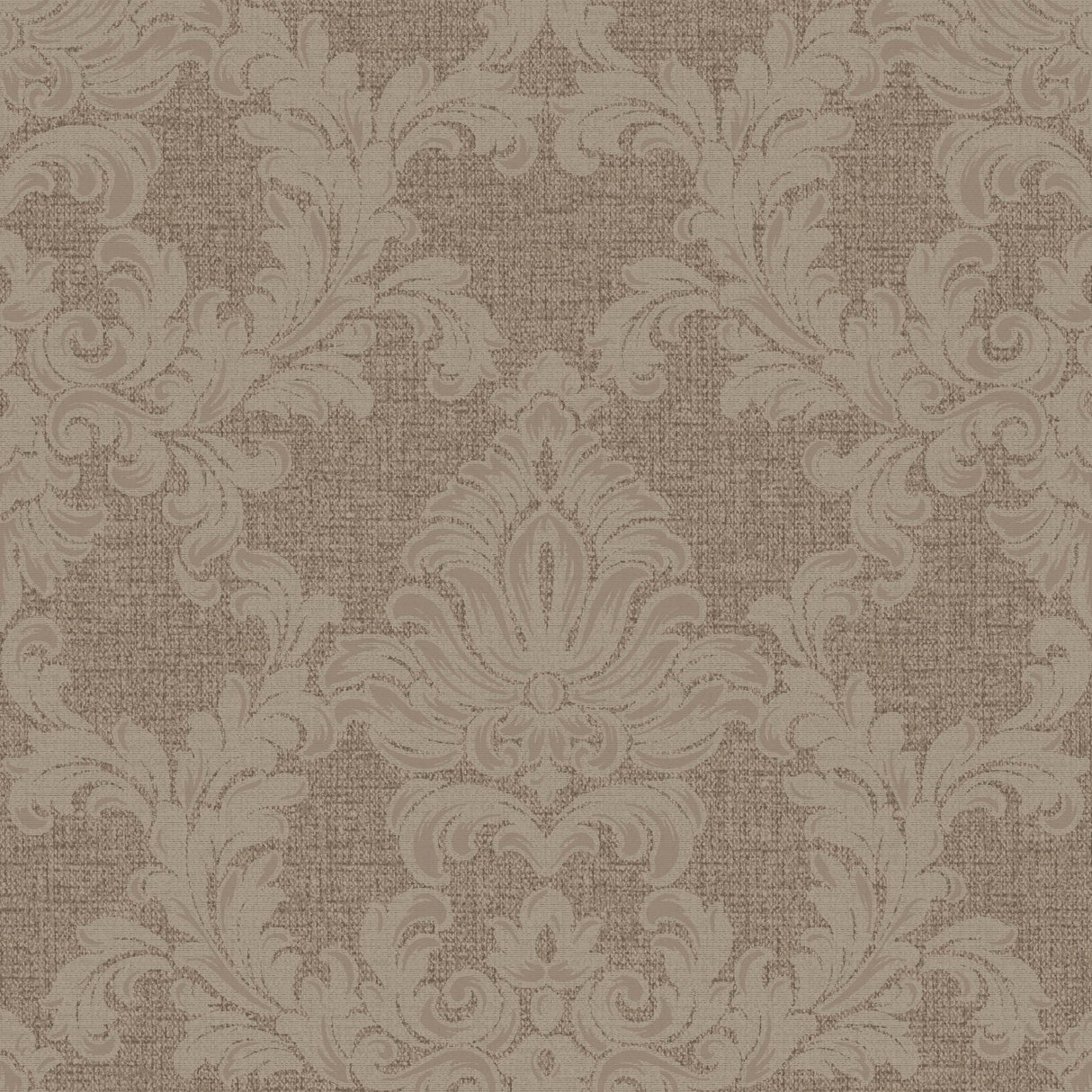 Veer Decor Venezia Damask Taupe Wallpaper