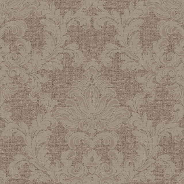 Veer Decor Venezia Damask Taupe Wallpaper