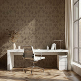 Veer Decor Venezia Damask Taupe Wallpaper