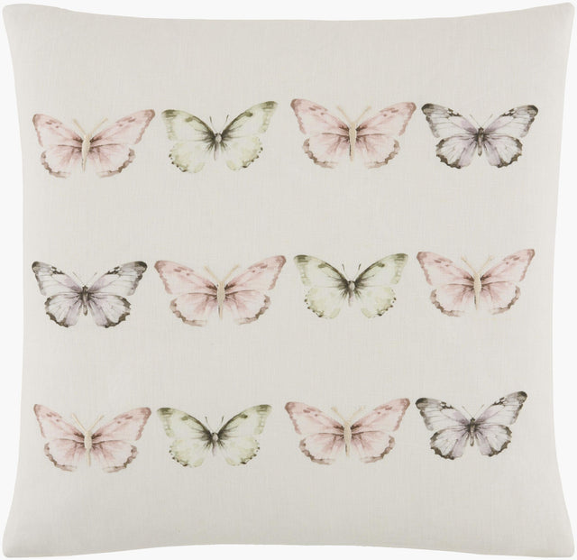 Livabliss Painterly Butterfly PBY-001 22"L x 22"W Pillow