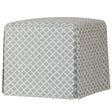 Thibaut Fair And Square Ottoman With Skirt 7791-M18