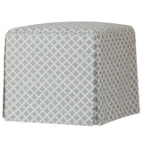 Thibaut Fair And Square Ottoman With Skirt 7791-M18