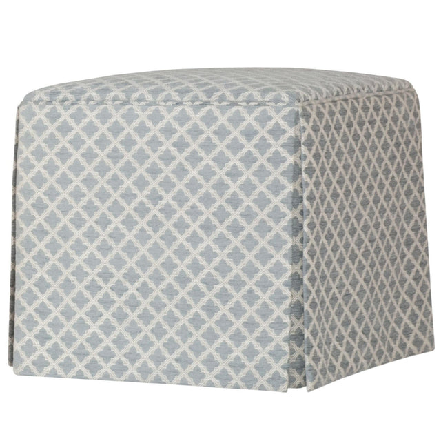 Thibaut Fair And Square Ottoman With Skirt 7791-M18