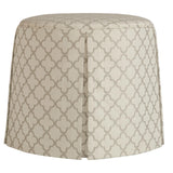 Thibaut Roundabout Ottoman With Skirt 7793-M18
