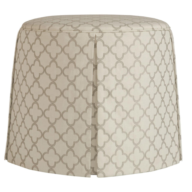 Thibaut Roundabout Ottoman With Skirt 7793-M18