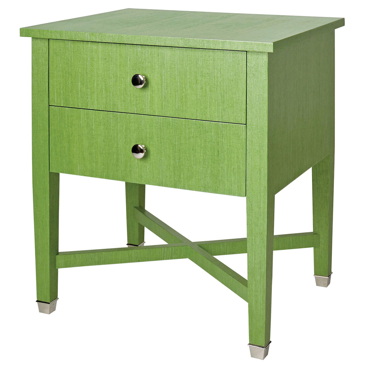 Thibaut Wrapped Side Table With X Stretcher 7844-T24
