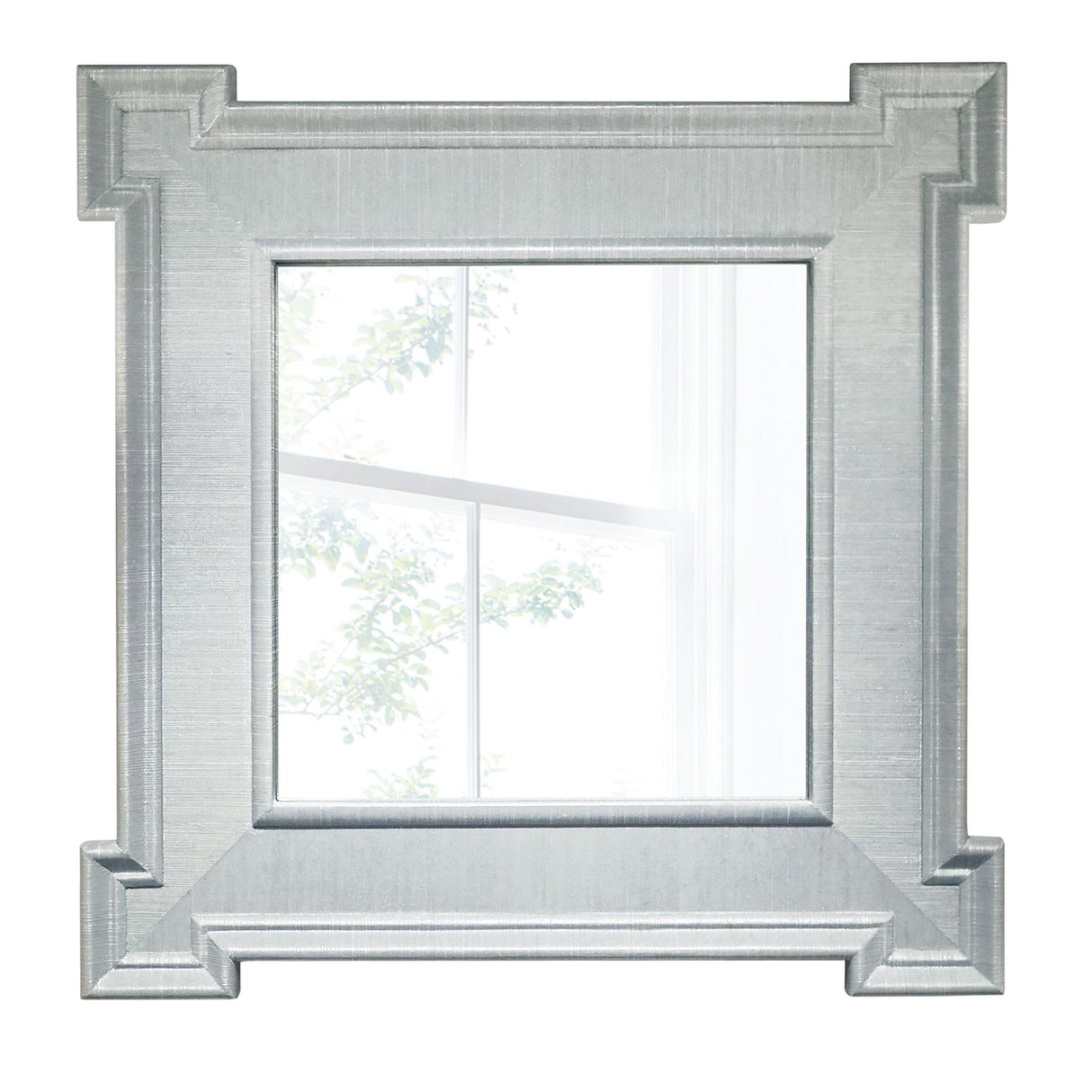 Thibaut Wrapped Mirror With Shaped Corners 7848-T30