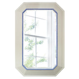 Thibaut Wrapped Rectangular Octagon Mirror 7859-T32