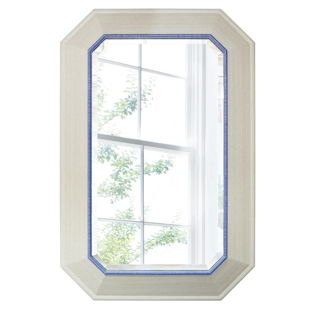 Thibaut Wrapped Rectangular Octagon Mirror 7859-T32