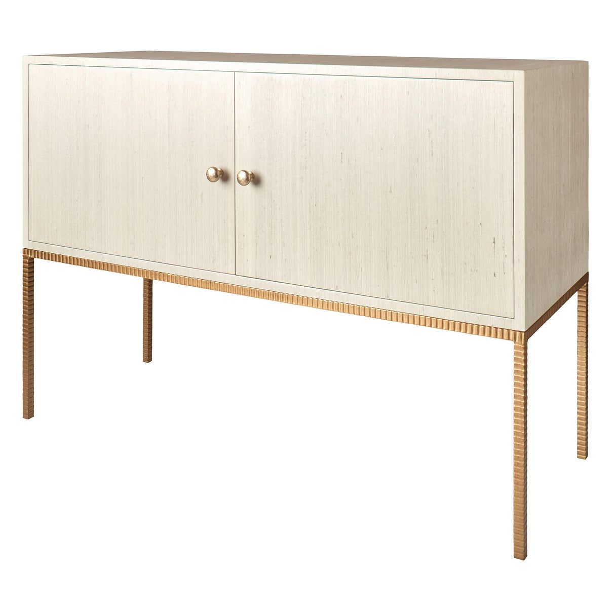 Thibaut Wrapped 2 Door Console W/Metal Base 7863-T48