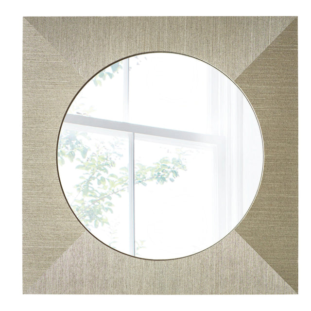 Thibaut Round Wrapped Mirror 7869-T36